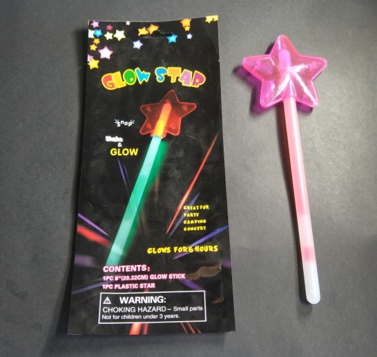 8 Inch Glow Star Stick